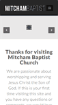 Mobile Screenshot of mitchambaptist.org.au